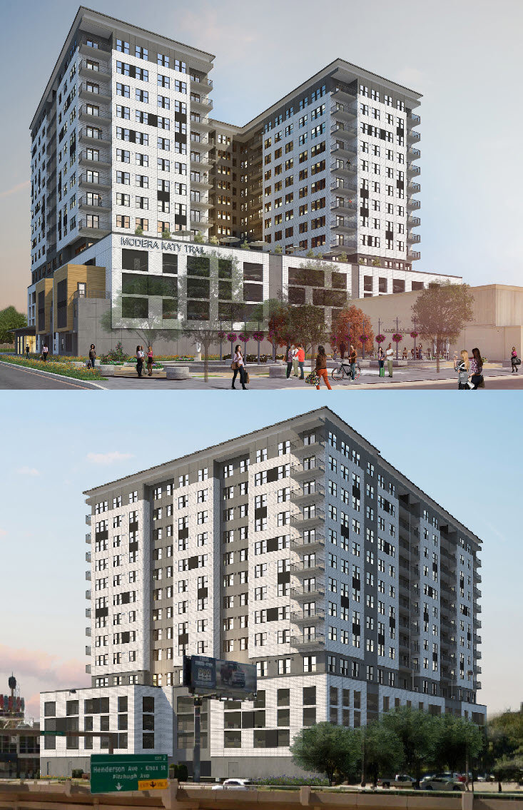 Modera Katy Trail Highrise Apartments in Uptown Dallas