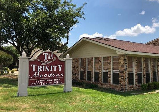Trinity Meadows Condos For Sale at 2200 E. Trinity Mills in Carrollton, TX