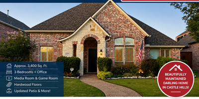 JUST LISTED: Luxury FSBO Home For Sale in Castle Hills at 2429 Lady of the Lake Blvd. in Lewisville, TX
