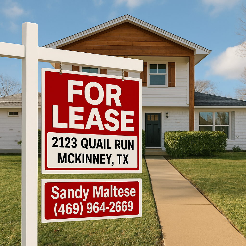 JUST LISTED:  Fully Furnished Home For Rent in McKinney, TX at 2123 Quail Run