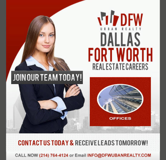 Dallas Fort Worth, TX Realtor Careers & Jobs - Leads Provided