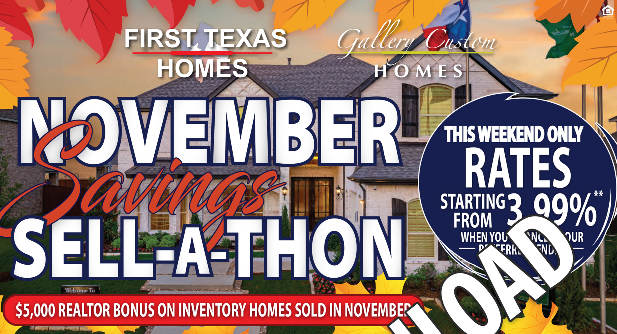 First Texas Builder Homes For Sale in Dallas Fort Worth, TX - Discounts & Incentives